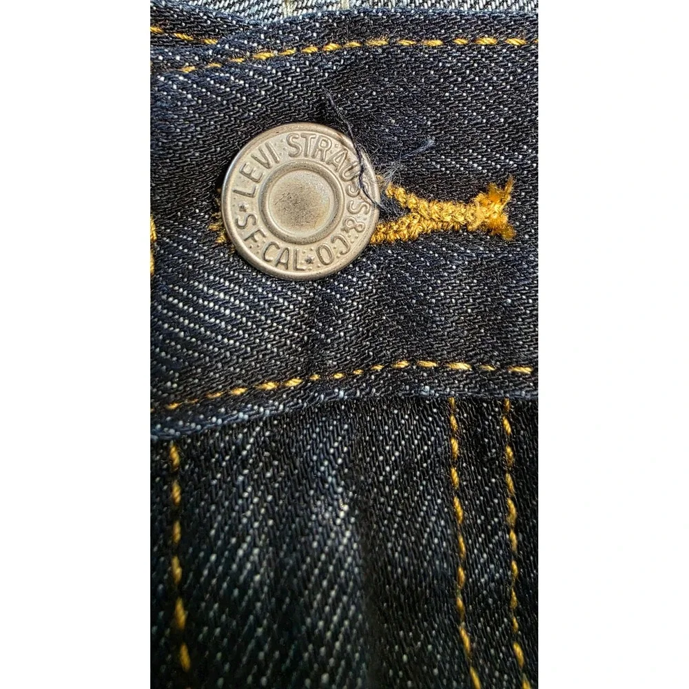 Levis Middy Straight Jeans Women's 29x30 Dark Indigo Blue Denim NEW